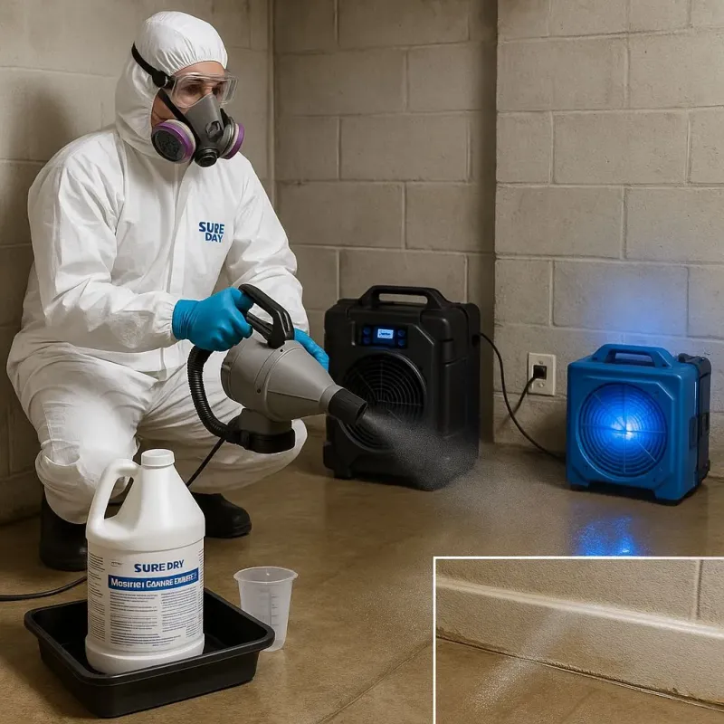 Sanitization and Odor Removal process in Nunda, NY